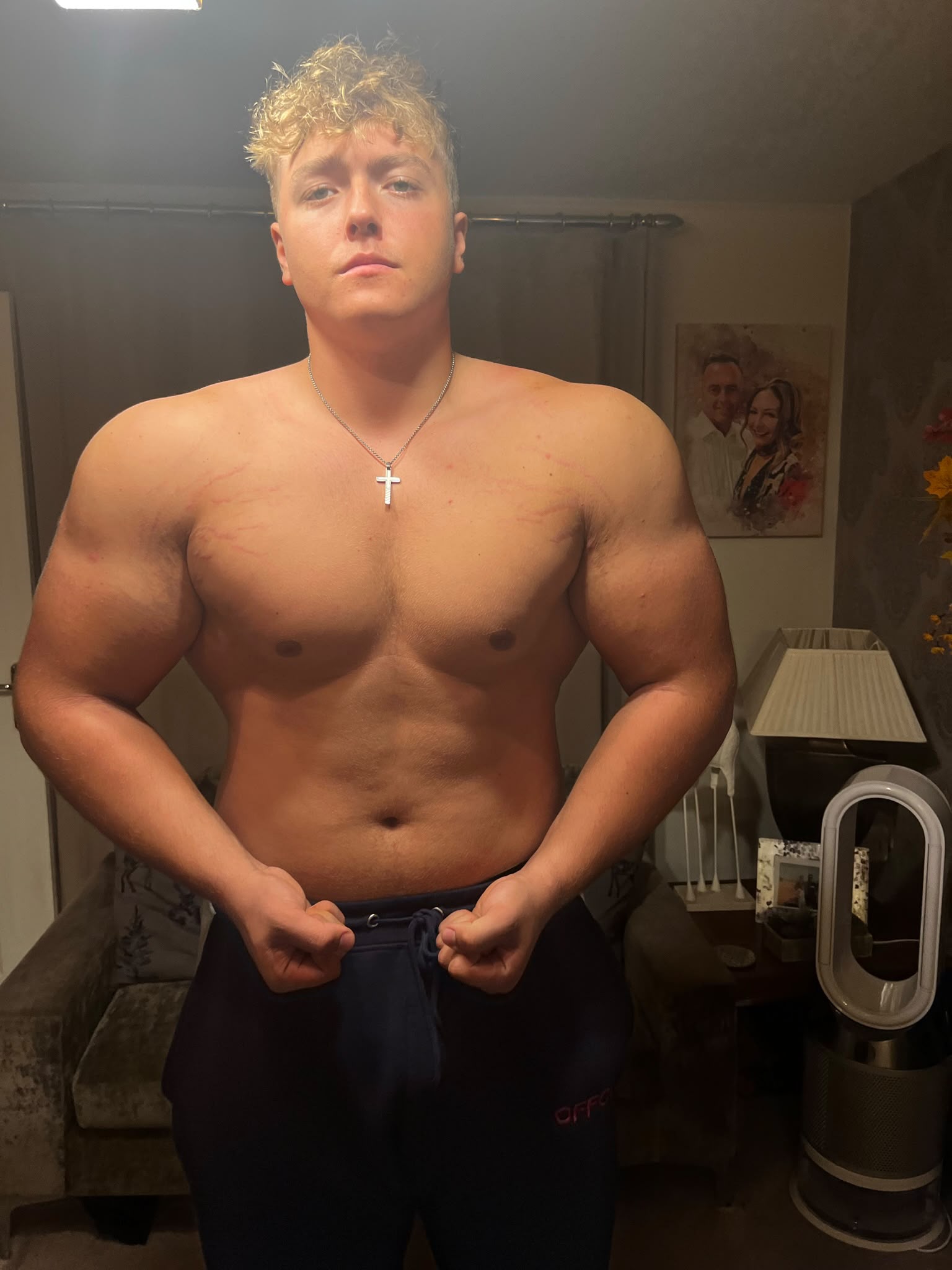 Harry at 17, bulked to 130kg